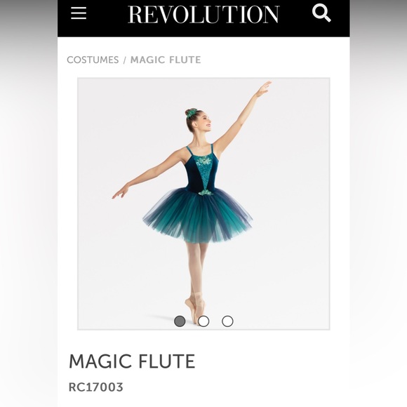 Revolution Dance - Magic Flute - Ballet Costume - AS - Picture 1 of 2